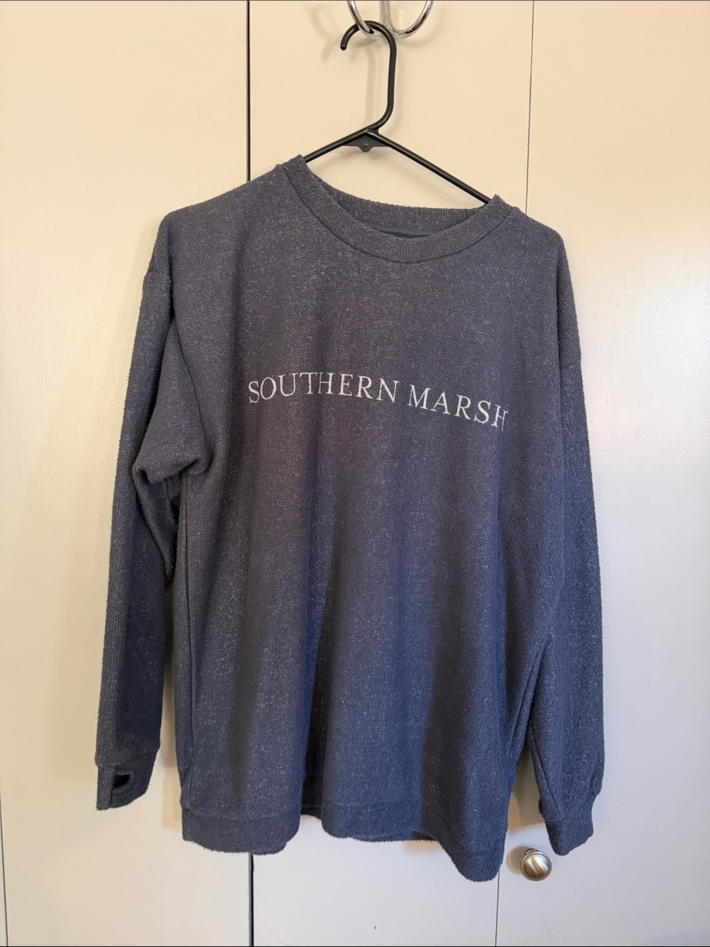 Southern Marsh Womens Navy Long Sleeve Pull Over